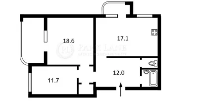 BARGAIN! Apartment for sale 2k 72m Novatoriv st. 9, Dniprovskyi