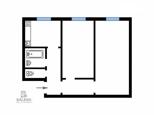 Продаж 2к квартири 41 кв. м на вул. Вінстона Черчилля 29 • I