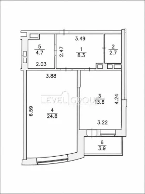 Продаж просторої 1к квартири 59м² ЖК Голосіїво, Метро, з ГЕН