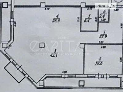 Sale of 2-room apartment 127 sq. m on Nyzhniy Val st. 27/29 • ID 3