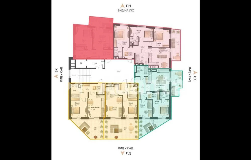 Продаж 1-кімнатної квартири в ЖК Soul Park, вул. Орлика.