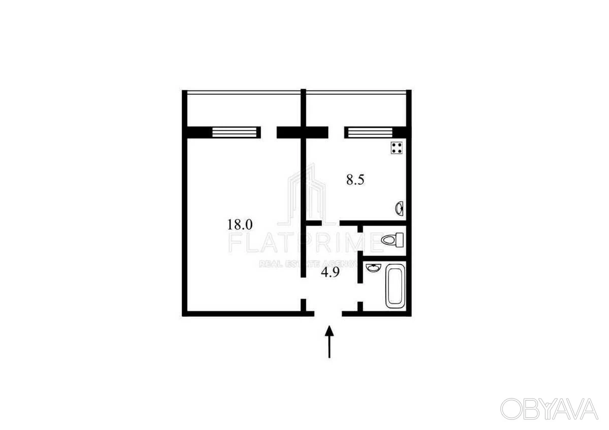 1 ком квартира Драгоманова ул.40б