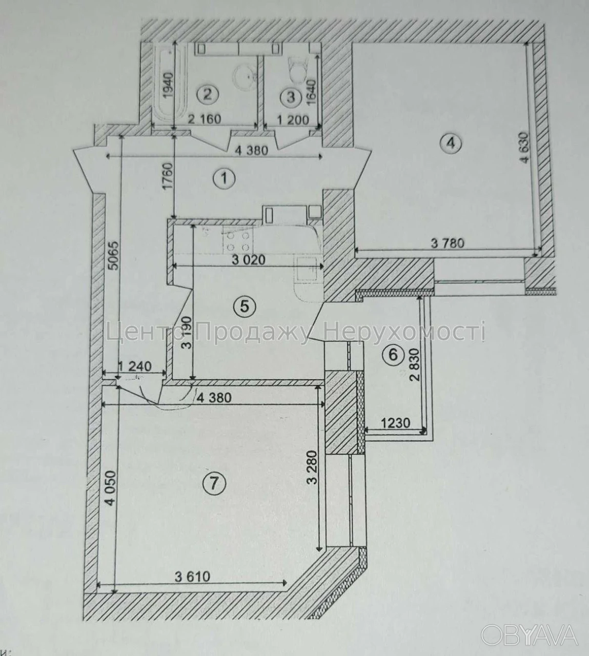 2-комнатная квартира, 63.46 м.кв.