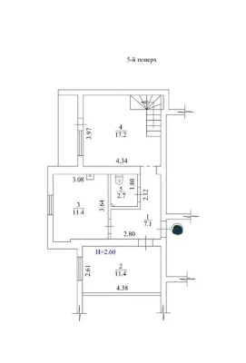 114 sq m apartment for sale near Armeyskaya metro station