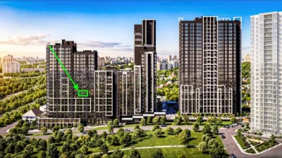 без% розтермінування! Вид на Липки! 1880$/м2 | 43м2 | ЖК Nor