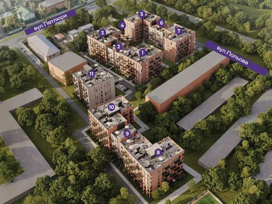 Продаж: 1-к квартира 40 м² | ЖК Prostir, з укриттям | вул. П