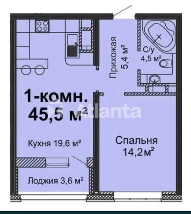 Однокімнатна квартира в ЖК "Скай Сіті" на вул. Інглезі. Буди