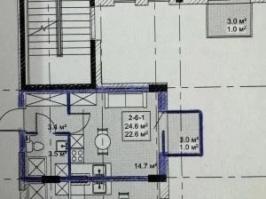 Квартира-студія 23 м² D на Бочарова |6 поверх|закрита доглян