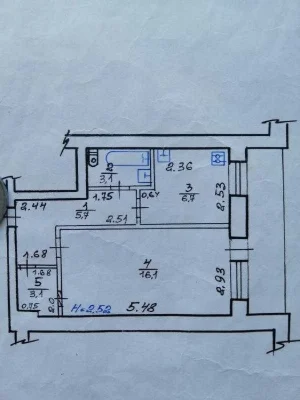Продам 1к.кв Улучшенной планировки, 2/9