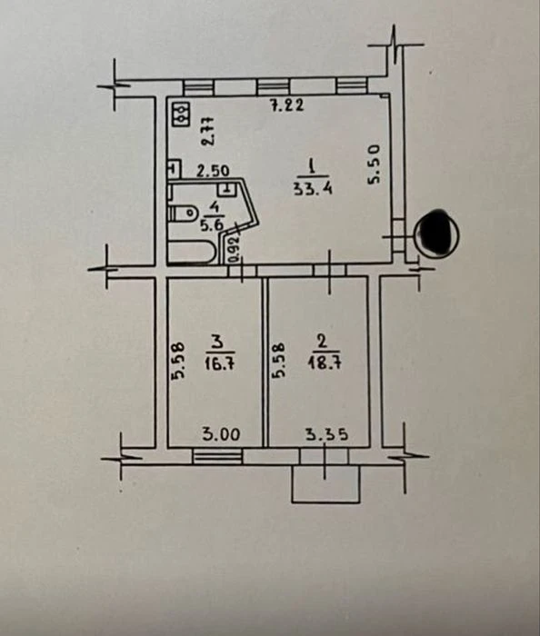Печерськ! 3К сталінка з видом на Ботсад | 3,4 м стелі | $165