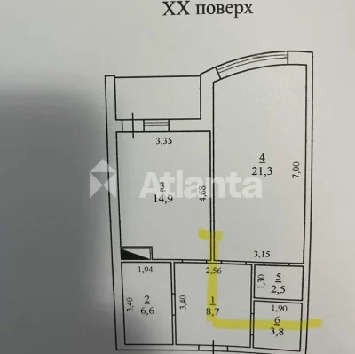 Євродвушка з якісним ремонтом ЖК "Гагаринський"/Аркадія