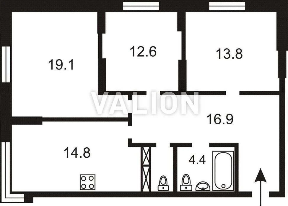 No % 3-room apartment for sale, Solomyanska St. 20V, Sol