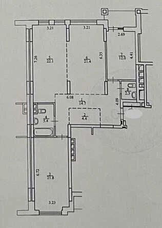 4-room apartment for sale in Kyiv, Yaroslaviv Grad residential complex, Shevchenkivskyi
