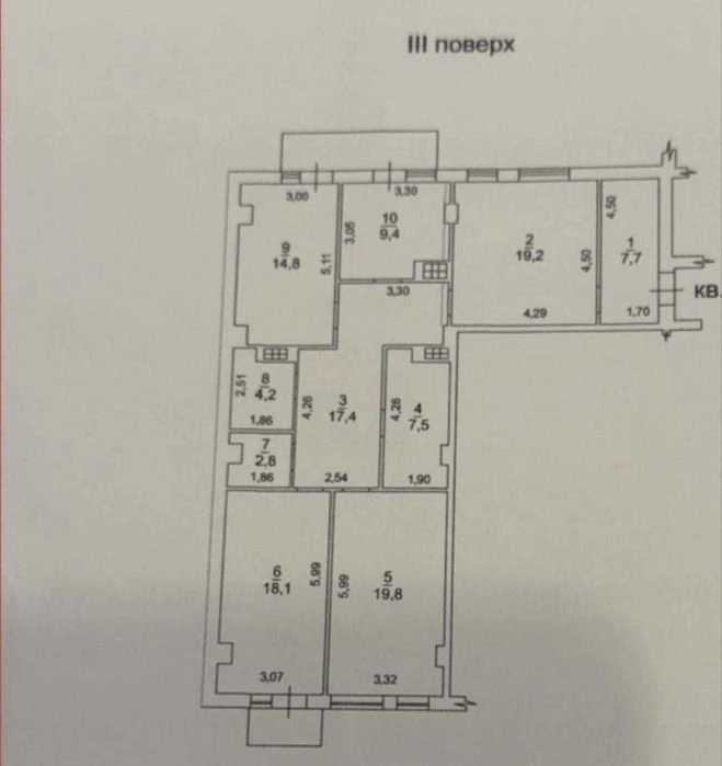 Продам простору квартиру площею 124 м² у ЖК «Ясна Поляна 2»,