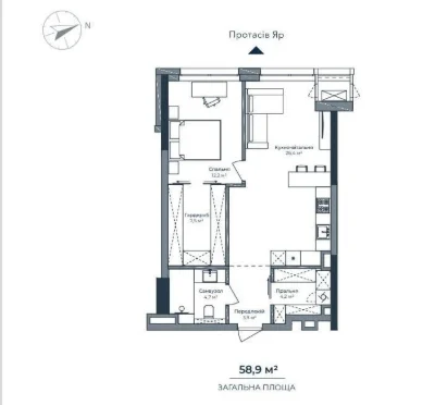 Продаж однокімнатної квартири Антоновича ЖК A136 Highlight T