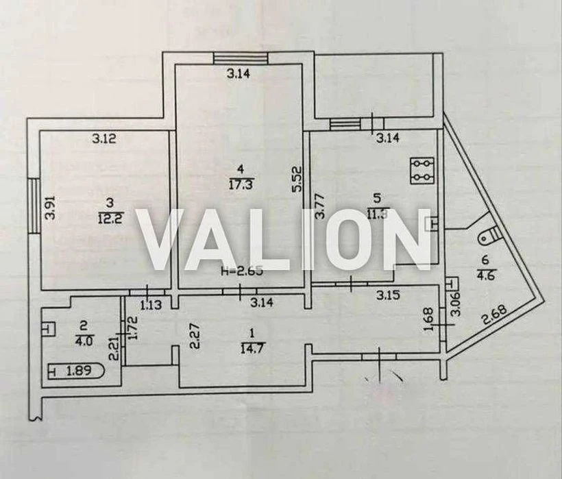 Продаж 2кімнатної квартири 67м. кв., вул. Милославська, 12,