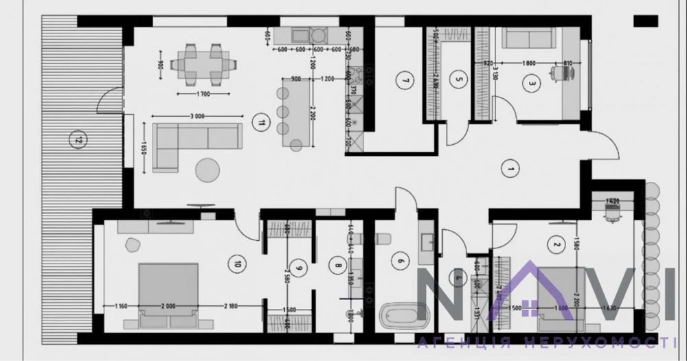 Продаж 3-кімнатного будинку 180 м2 8 сот | Компотний