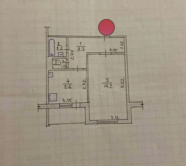 Продам 1-но кімнатну квартиру, 41 м2, вул.Народицька!!