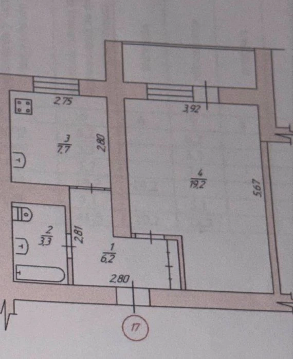 Продам 1к кв Мира