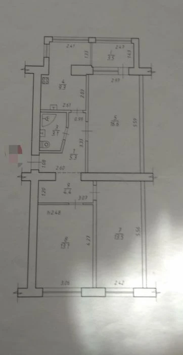 Продаж 3-кімн в Центрі, ул. Кондратьєва, цегла, ремонт