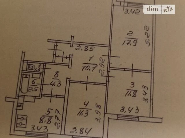 Продаж 3к квартири 70 кв. м на вул. Йорданська 9 • ID 347878