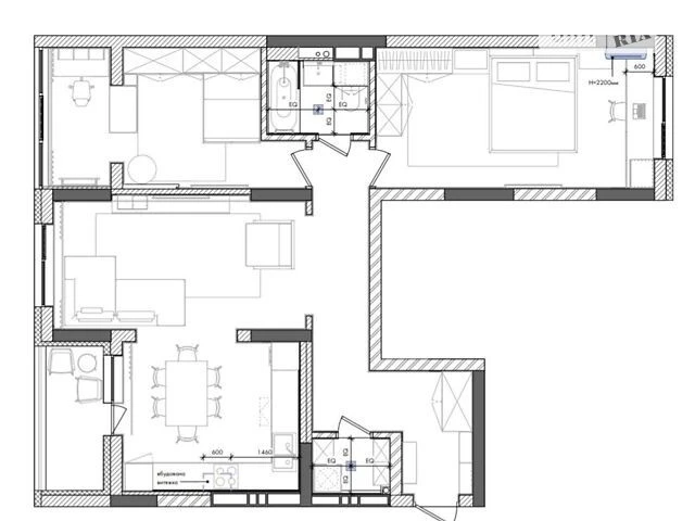 Продаж 3к квартири 80 кв. м на вул. Кадетський Гай 10 • ID 3