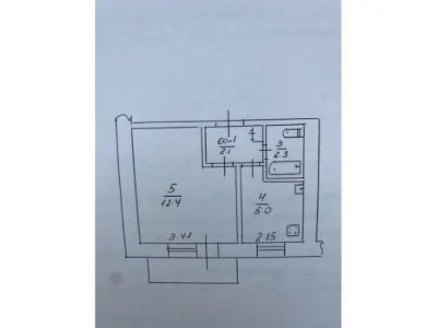 Продаж можливий по держпрограмі!  1-кімнатна квартира по вул