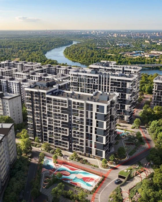 Продаж 1 кім квартири біля річки