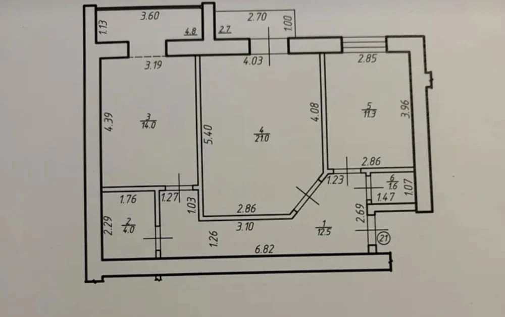 Продаж 2-кімнатної квартири в самому центрі Івано-Франківськ