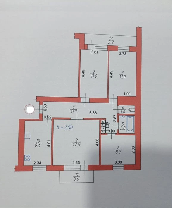 Продаж 4 х кім квартири