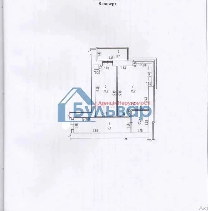 Продам 1к квартиру в новобудові, 43кв.м, цегла, котел, ЖК Єв