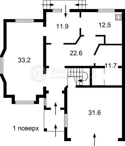Продажа дома в Киеве. Камин. 4 комнаты. Газ. Электро. Без ко