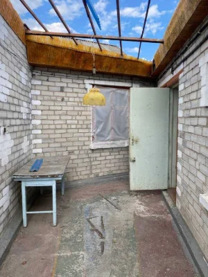 For sale a compact house in Lenselishche with a garage and a garden