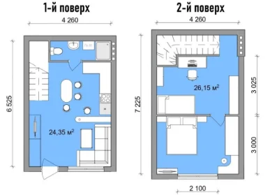 Продаж сучасного дворівневого таунхауса 50,5 м² р-н Нового р