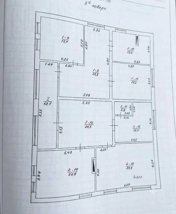 Продаж 2 поверхового будинку 346 м2 15 сот Цегла 2 сан вузла