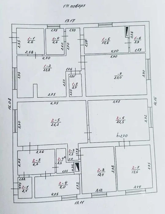 Продаж 2 поверхового будинку 346 м2 15 сот Цегла 2 сан вузла