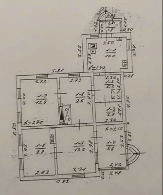 Затишний будинок 85 м², 6 соток землі, вулиця Можайського