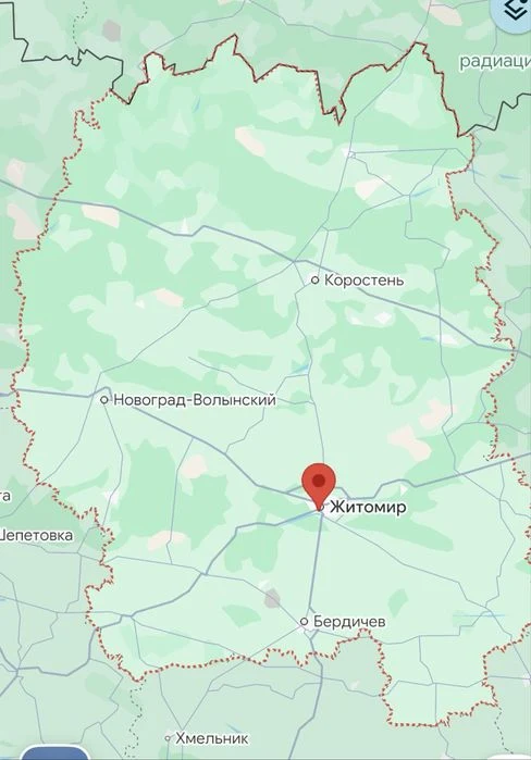 Продам 58,1253 га, Житомирская область, Вишів
