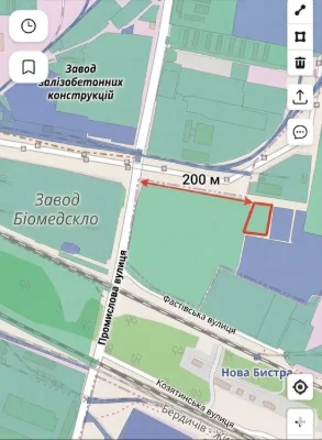Продаж комерційної землі 0,50 Га