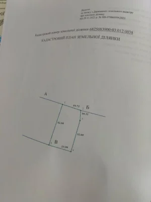Продам земельну ділянку