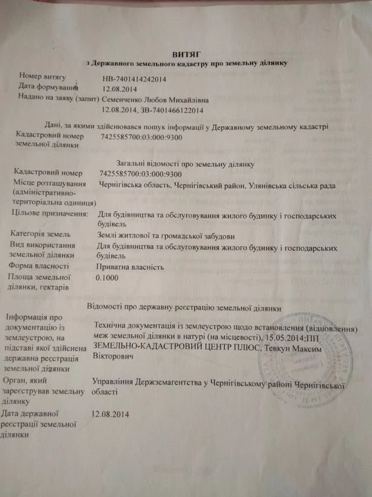 Продав земельну ділянку по вулиці Малиновського