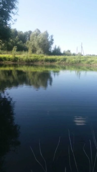 Продаю ЗемУчасток 25сот.+Своё озеро.(Газ.Вода.Электр)Жил.Ули