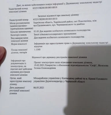 113 соток у Покотилівці під інвестицію
