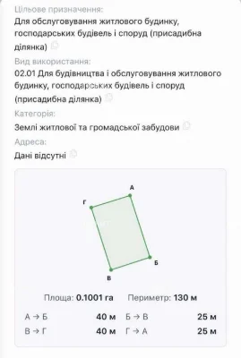 Ділянка 10 сот. Одеська (Одесская, ул Оранжерейная). LА - 13