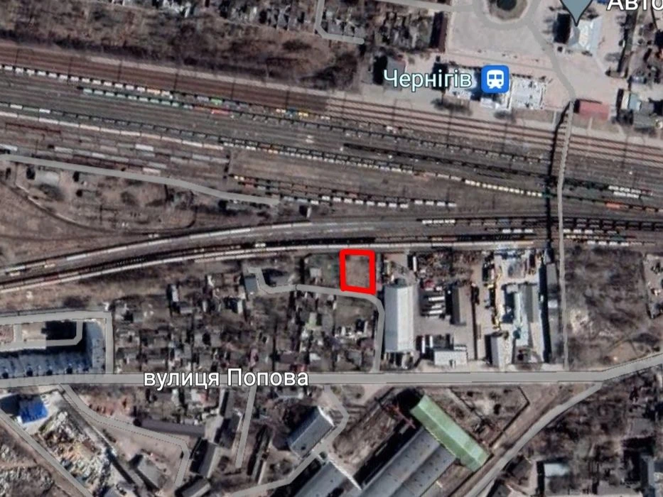 Земельна ділянка по вулиці Попова
