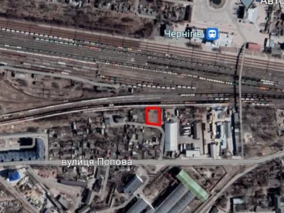 Земельна ділянка по вулиці Попова