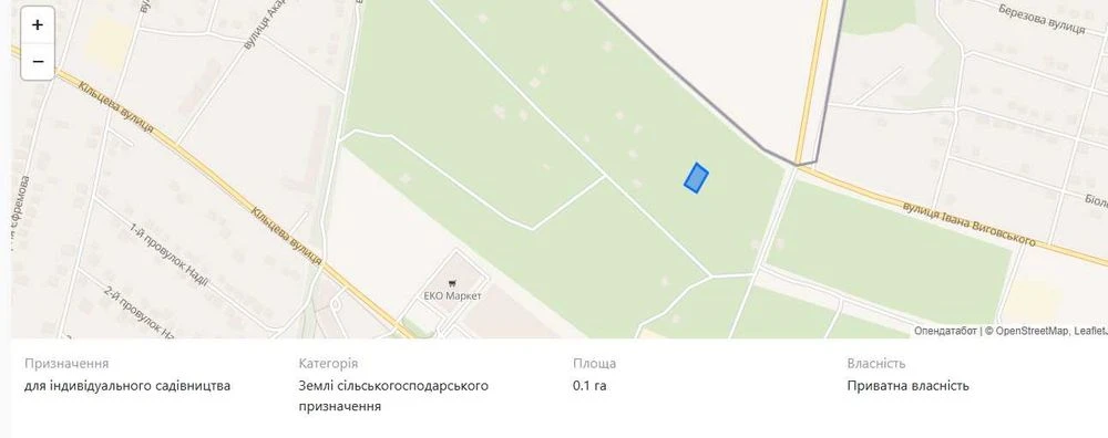 Продаж приватизованої земельної ділянки 10 соток район "Епіц