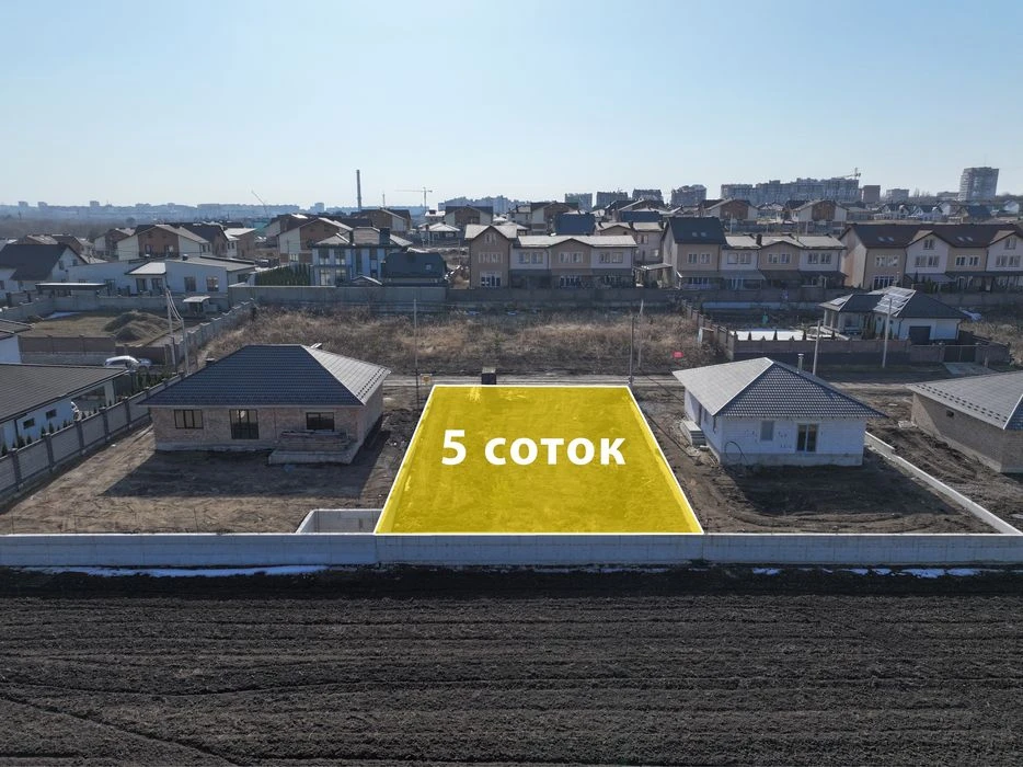 Продам ділянку 5 соток Р-н Райський сад