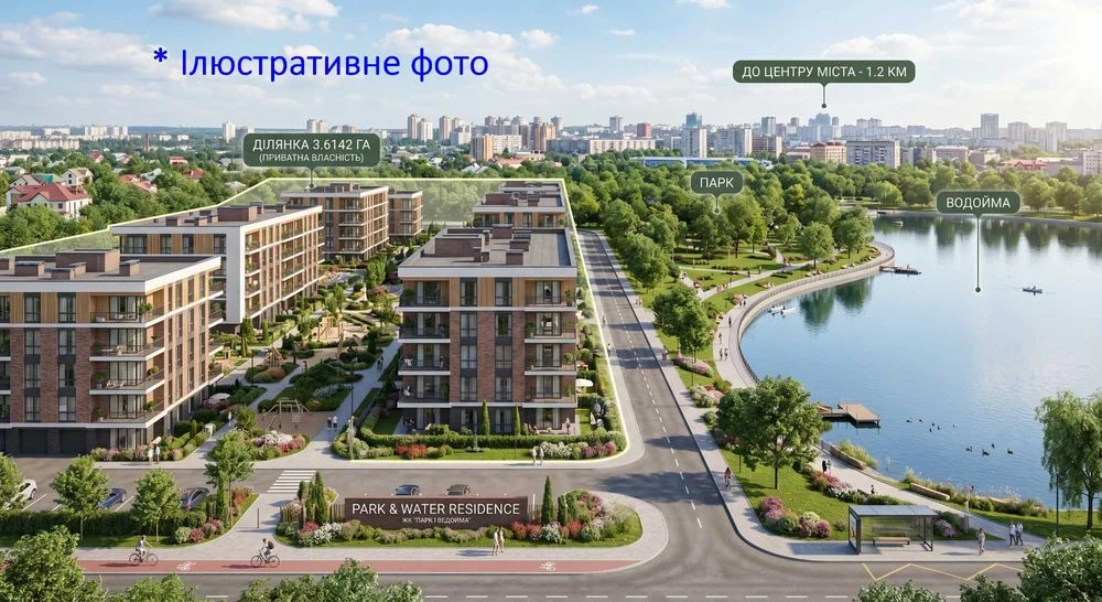 Продам ділянку 3,6142 га під забудову