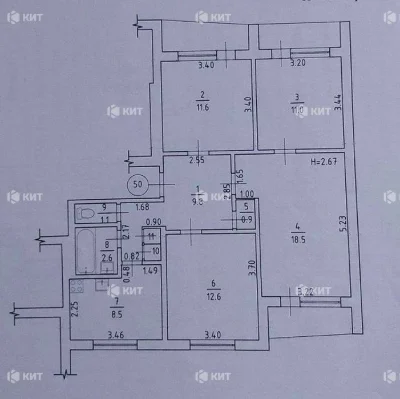4k 86.6m2 Saltovka 656 mrn m. Akademika Barabashova, Yubileiny